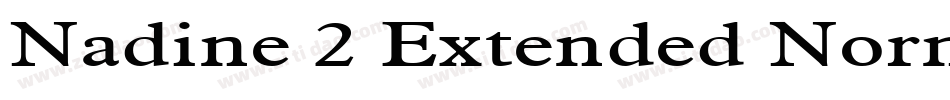 Nadine 2 Extended Normal字体转换